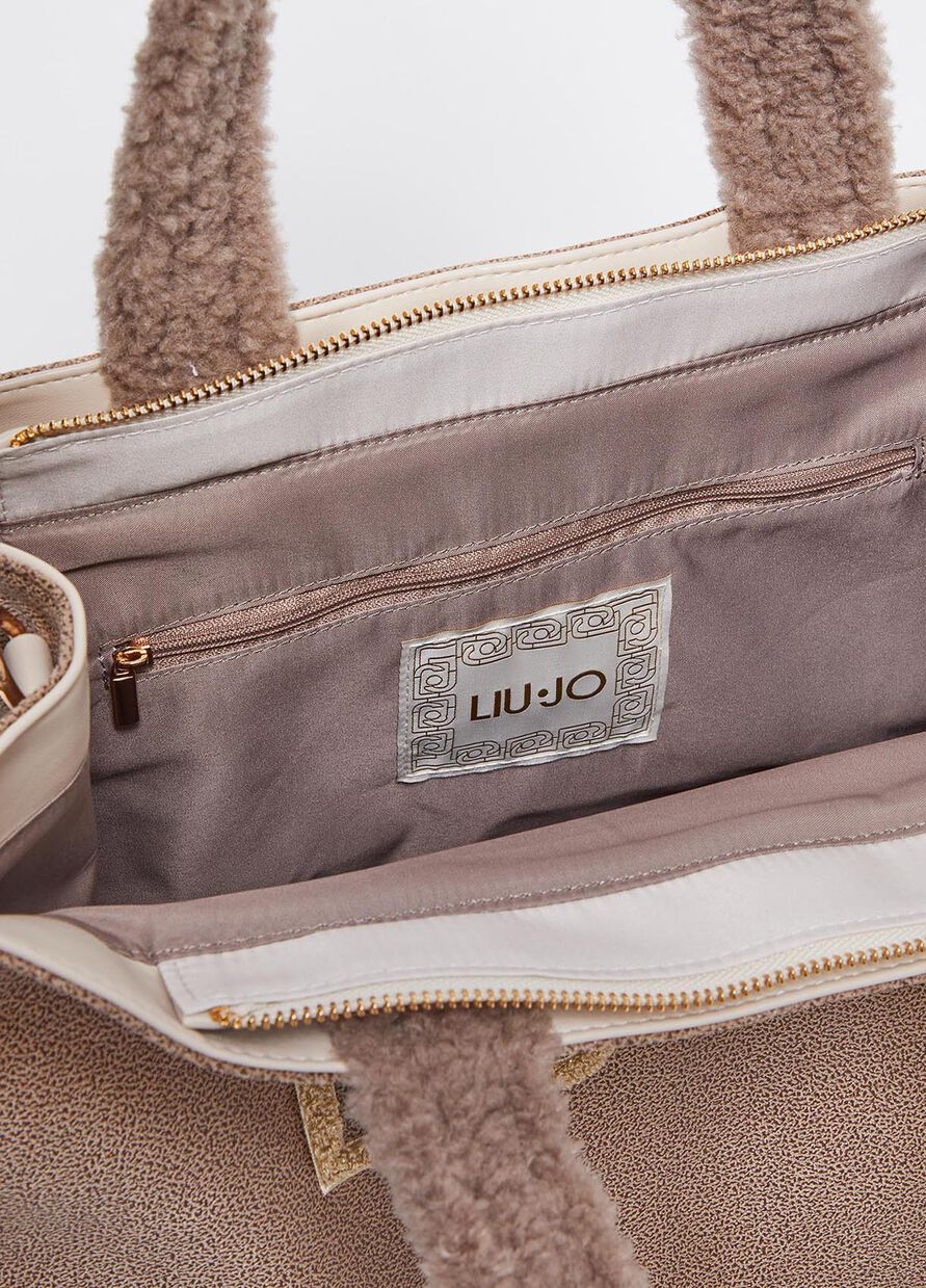 Borsa shopping con logo LIU JO